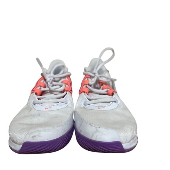 Nike Court Air Max Volley CU4275-101 White Purple Running Shoes Women's Sz 10.5 - Picture 4 of 8